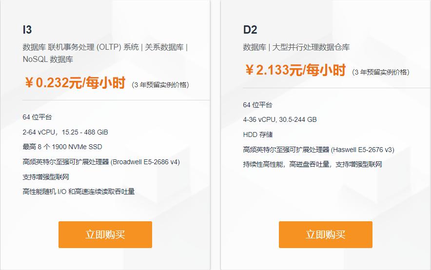 存储优化型套餐价格