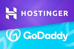 GoDaddy和Hostinger