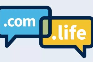 .life域名和.com域名