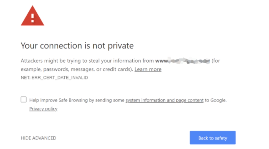 WordPress站点如何修复私密连接错误