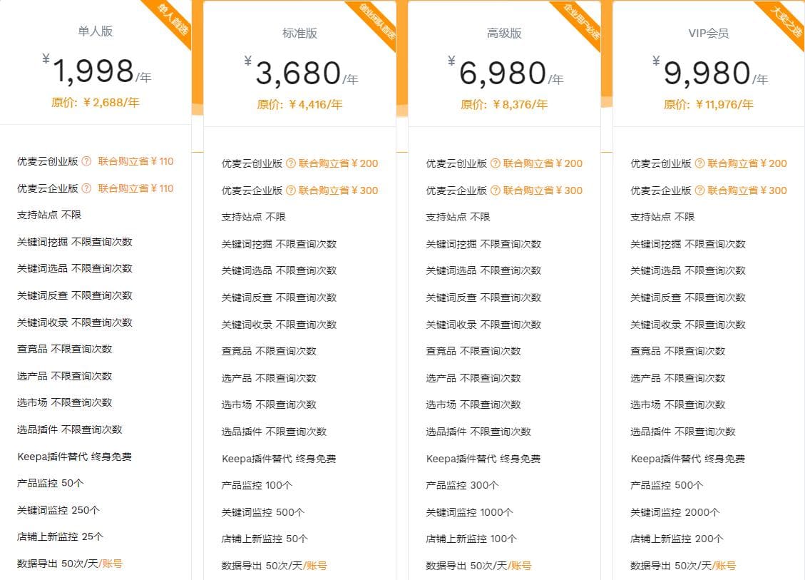 卖家精灵付费版会员