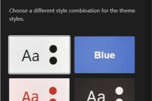 使用完整网站编辑器更改字体