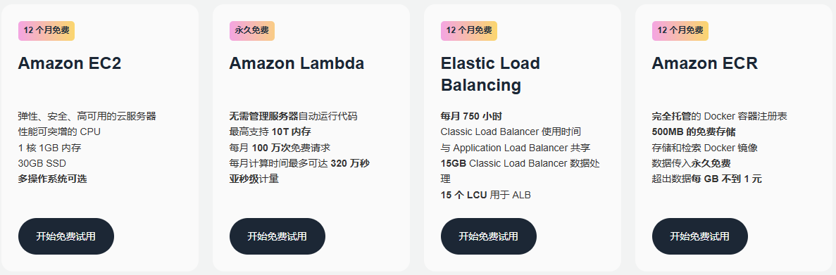 亚马逊云科技云计算服务