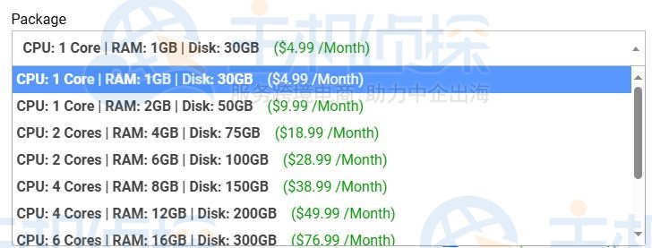 选择服务器配置