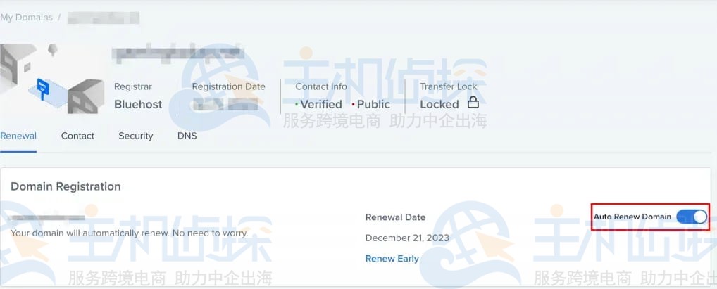 取消BlueHost帐户