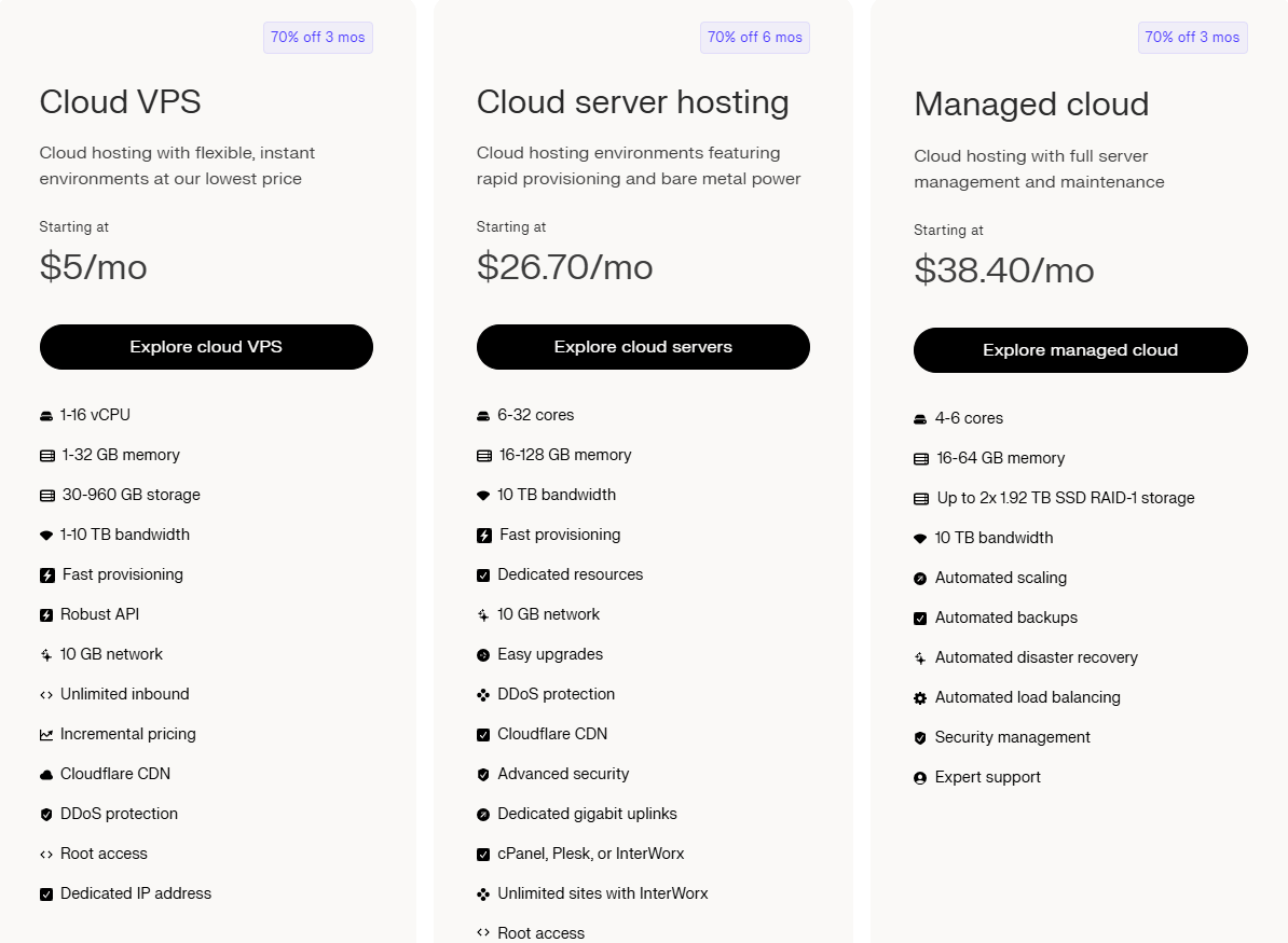 Web云主机优惠方案