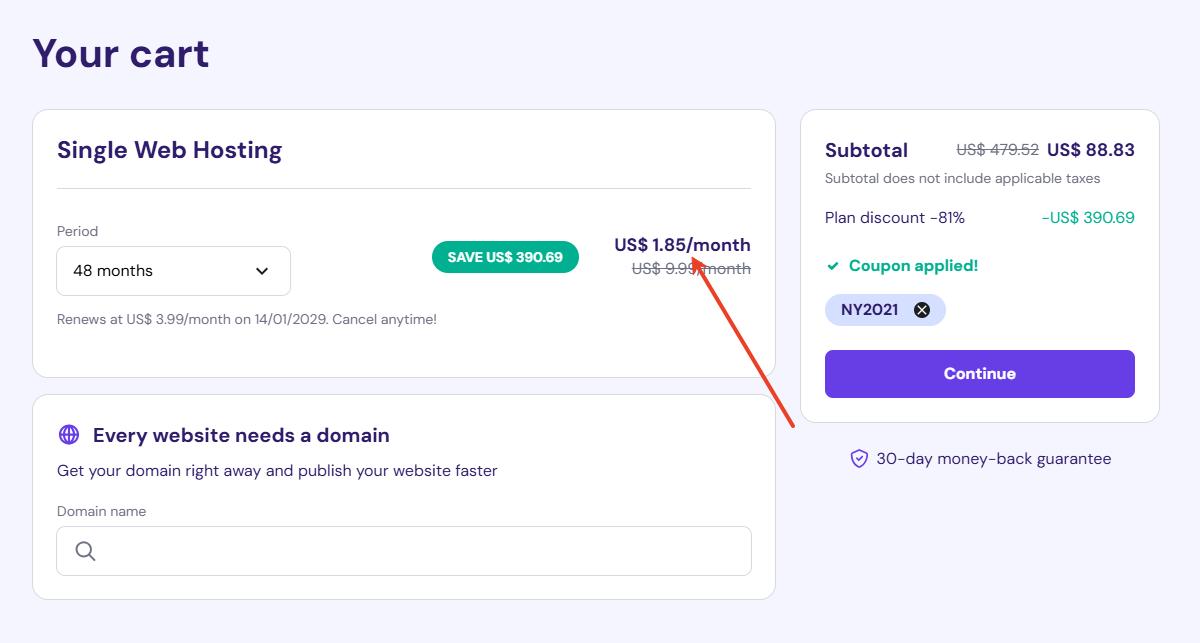 Hostinger虚拟主机