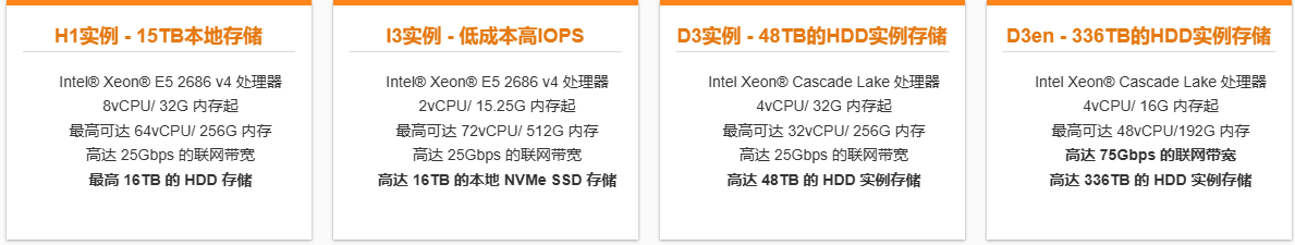 存储优化型实例