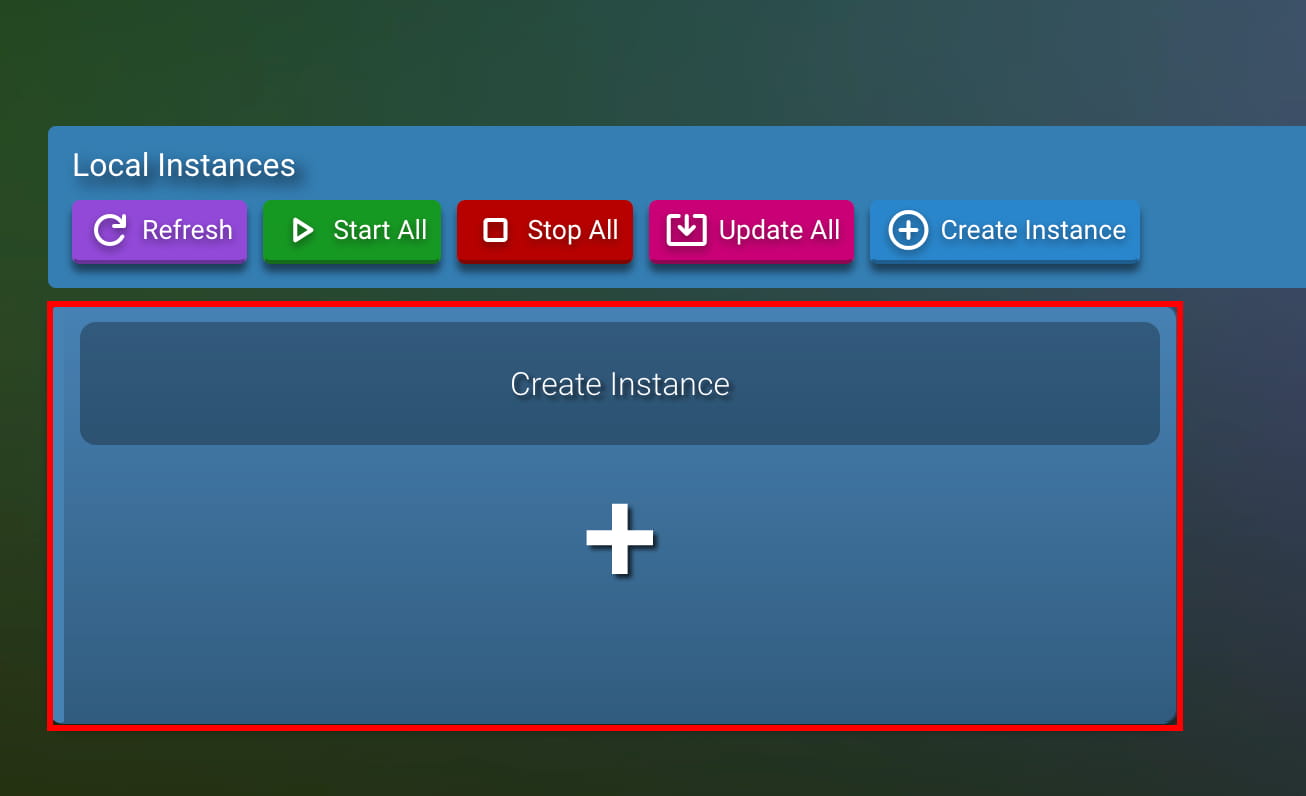 单击 Create Instance