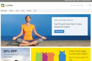 带有图像的店面模型