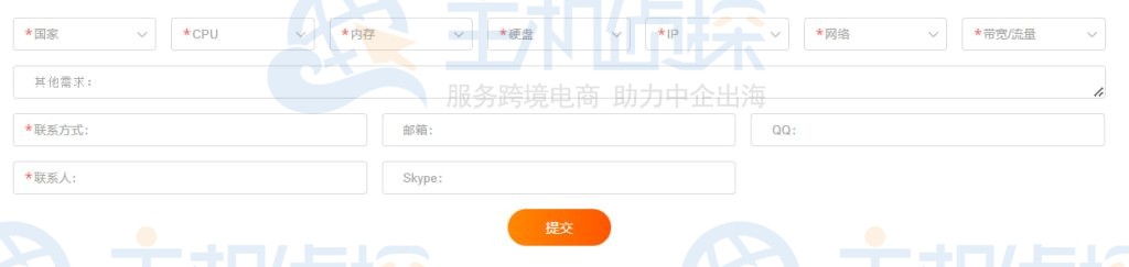 定制服务器页面