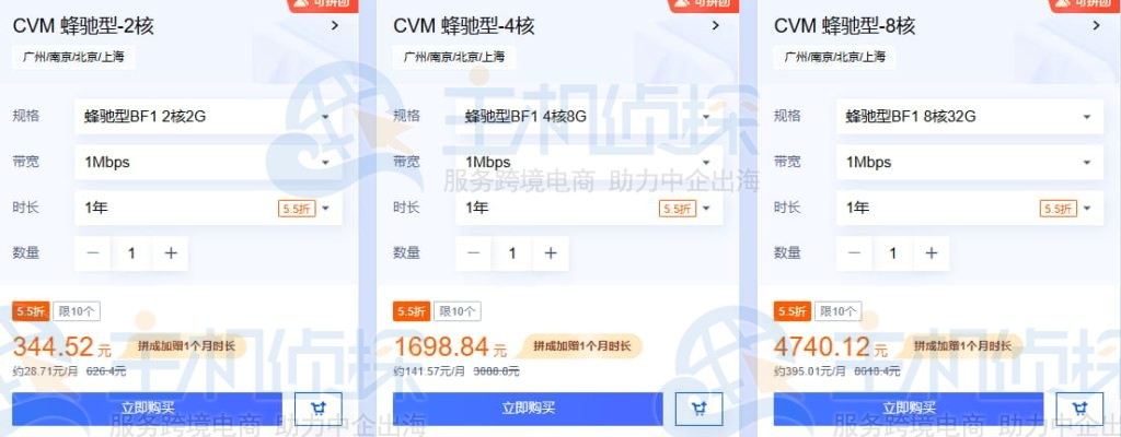 新老客户同享活动云服务器