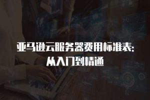 亚马逊服务器收费标准