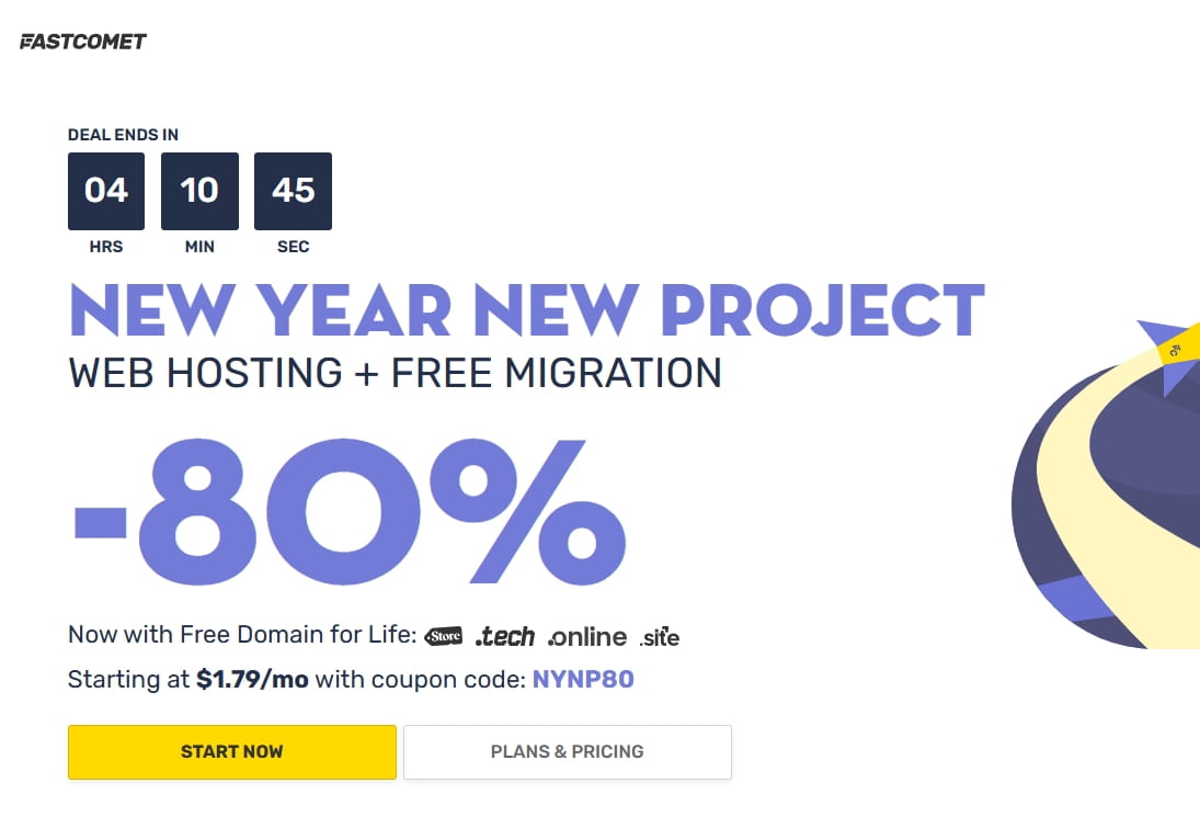 FastComet新年活动