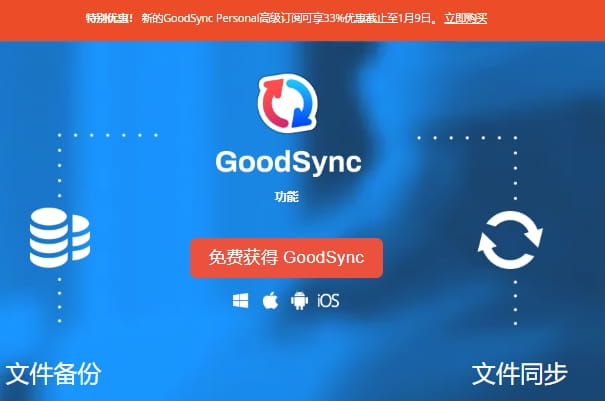 GoodSync新年优惠