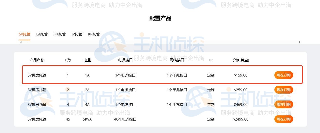选择服务器托管服务