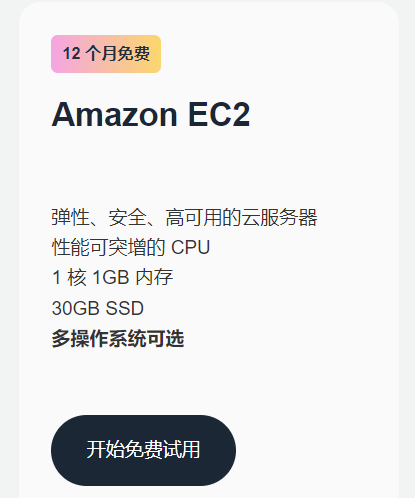 亚马逊云服务器