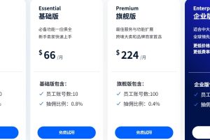 SHOPLINE收费标准