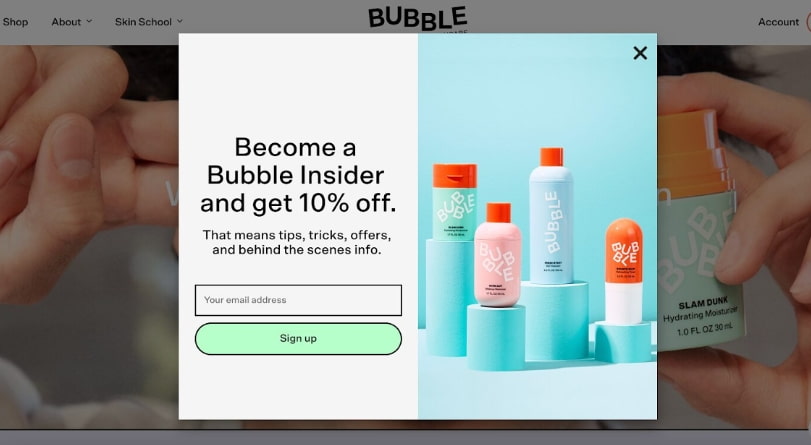 折扣弹窗购买示例