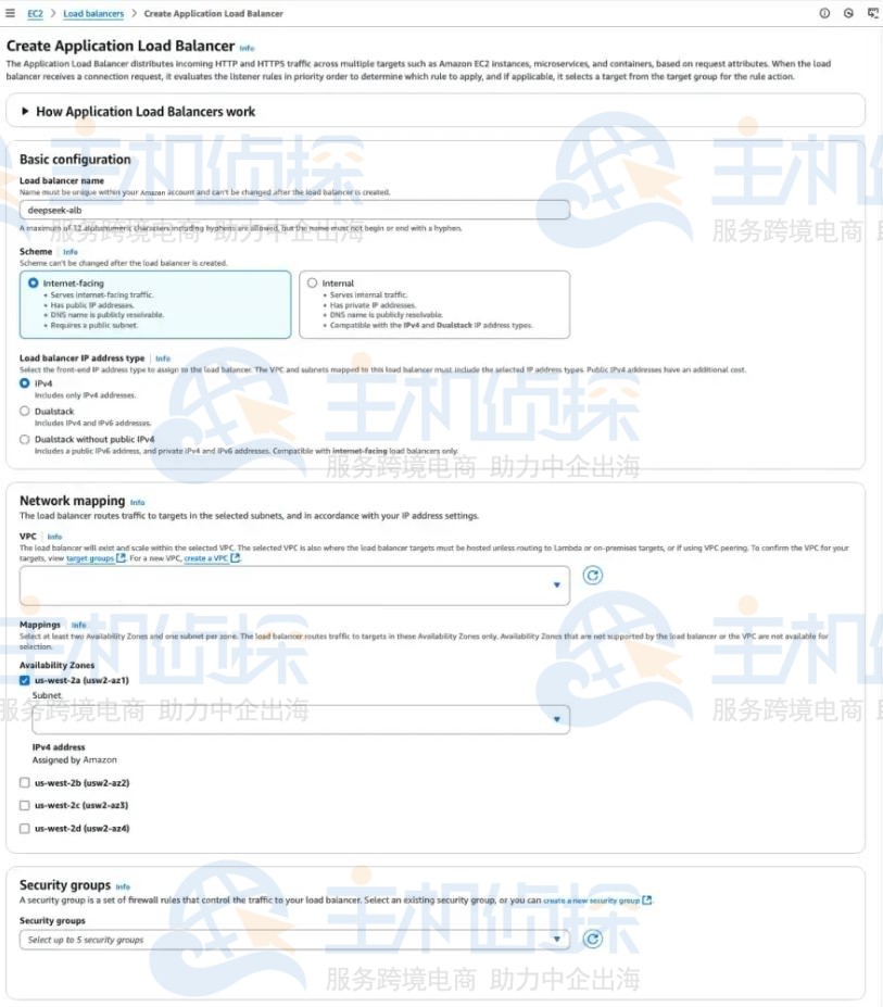 在Amazon EC2配置步骤中创建的安全组