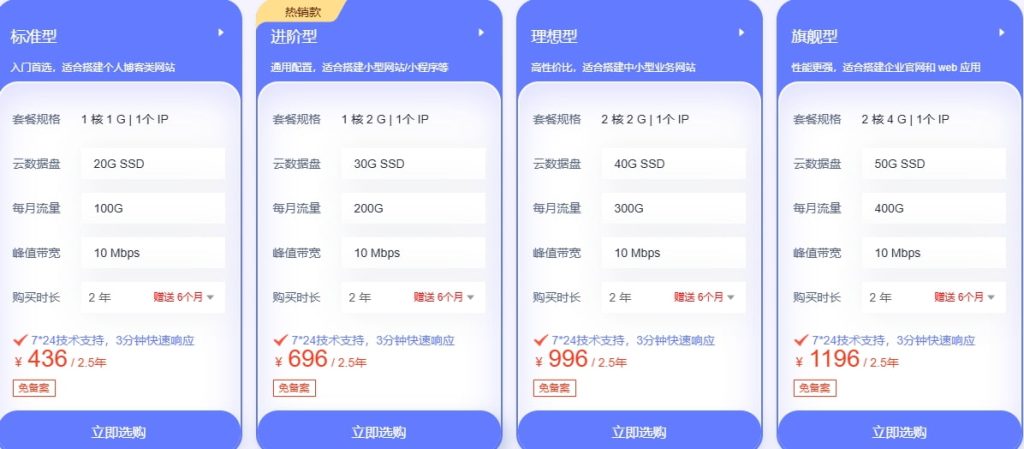 中国香港轻量云服务器