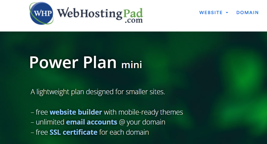 WebHostingPad迷你主机推荐