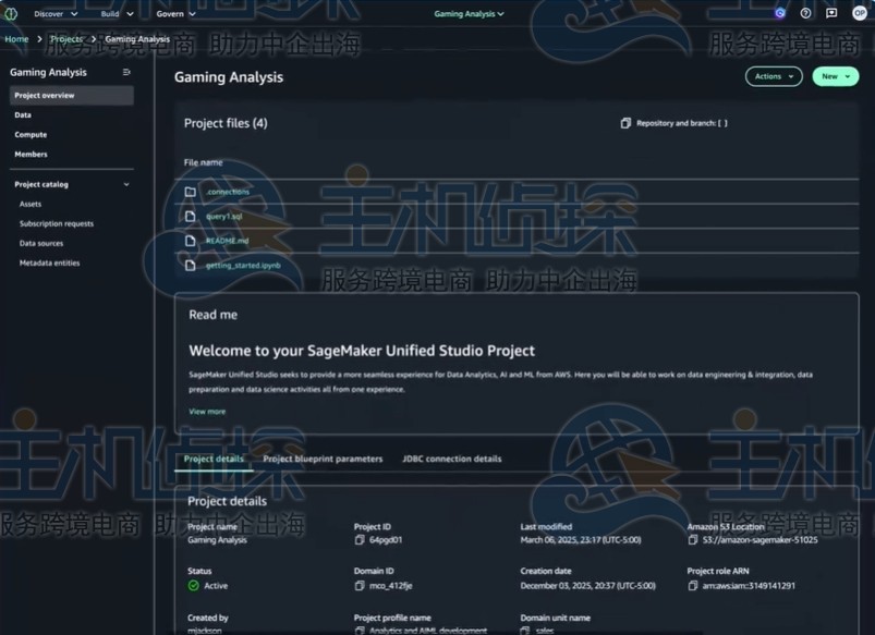 Amazon SageMaker Unified Studio工作流程