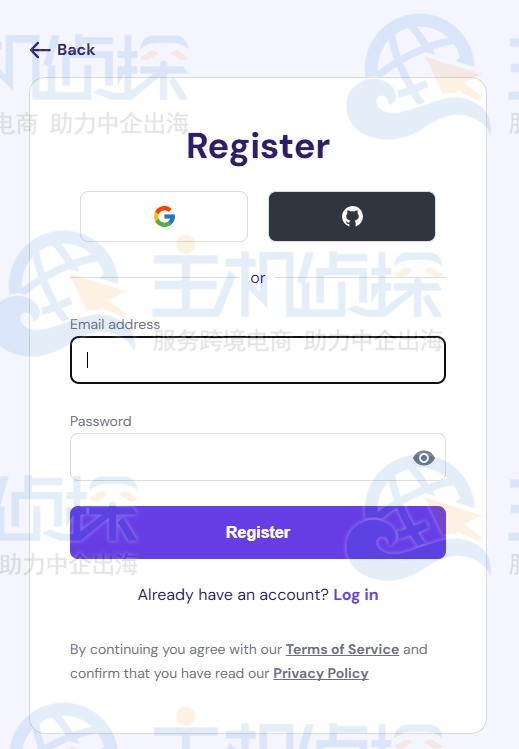 创建账户或登录