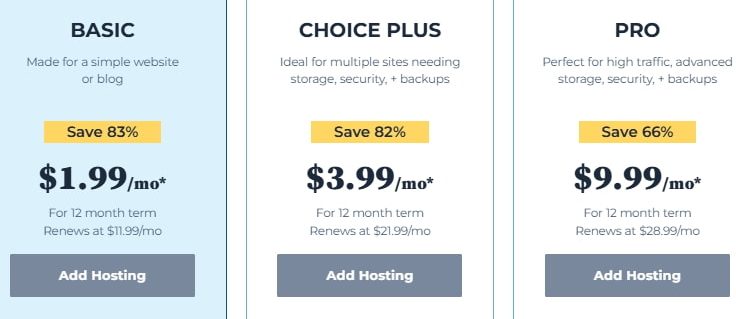 Bluehost WordPress建站方案