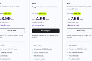 Hostinger AI建站系统价格