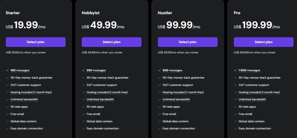 Hostinger Horizons方案配置