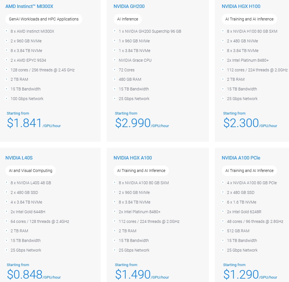 VultrGPU欧洲服务器