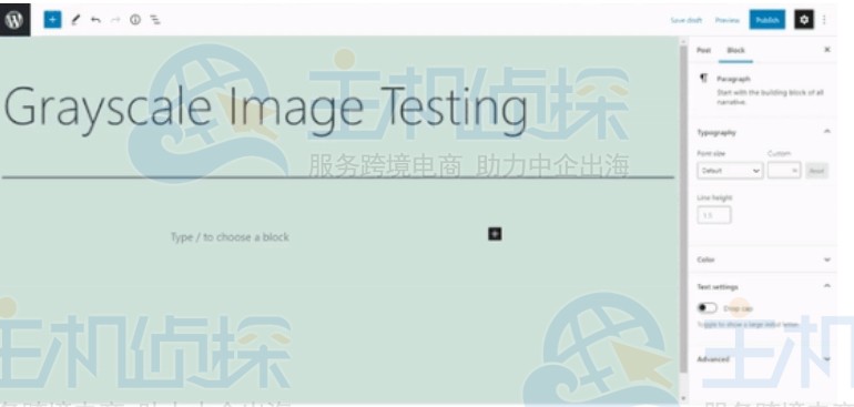 自动转换为灰度图像