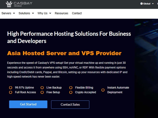 Casbay马来西亚VPS特惠