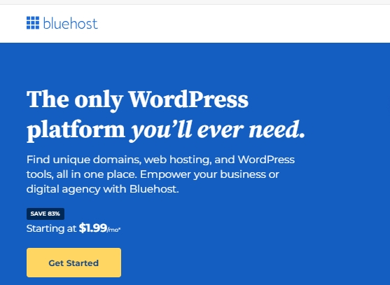 BlueHost美国主机