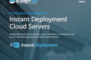 BudgetVM上新全闪存NVMe云服务器