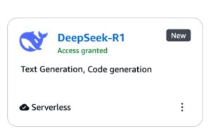 Amazon Bedrock深度集成DeepSeek-R1