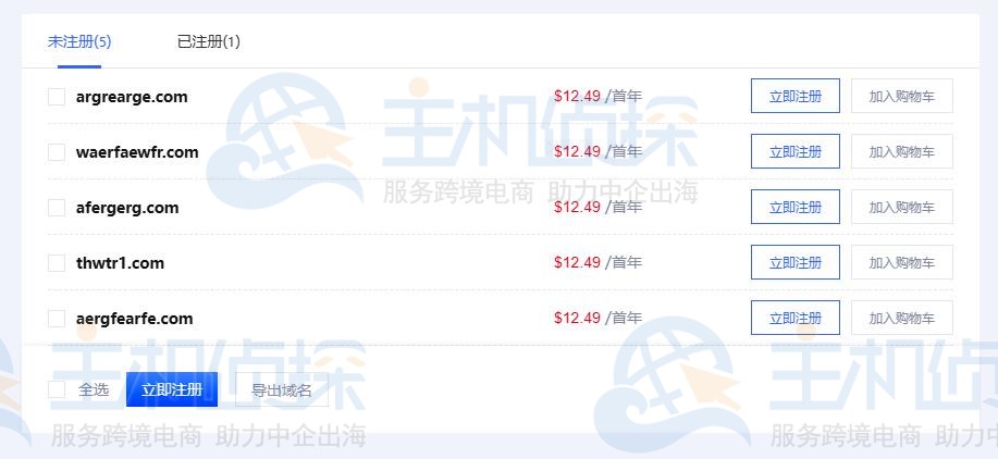 域名批量注册过程