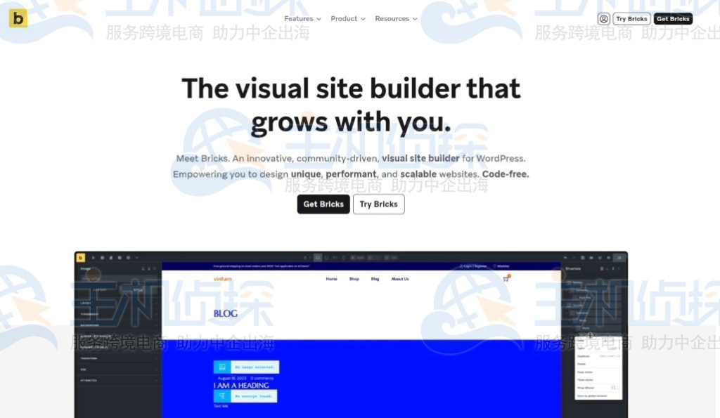 Bricks Builder页面