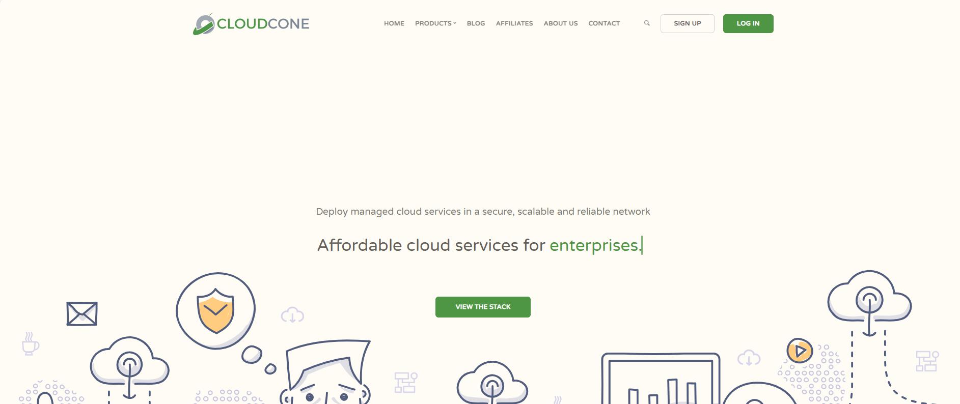 进入CloudCone官网