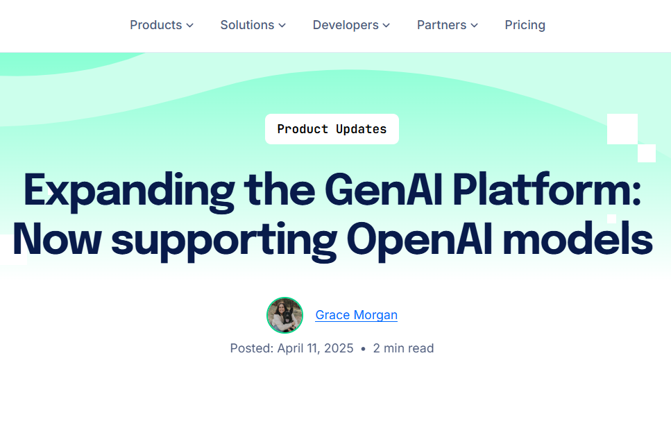 DigitalOcean扩展GenAI平台