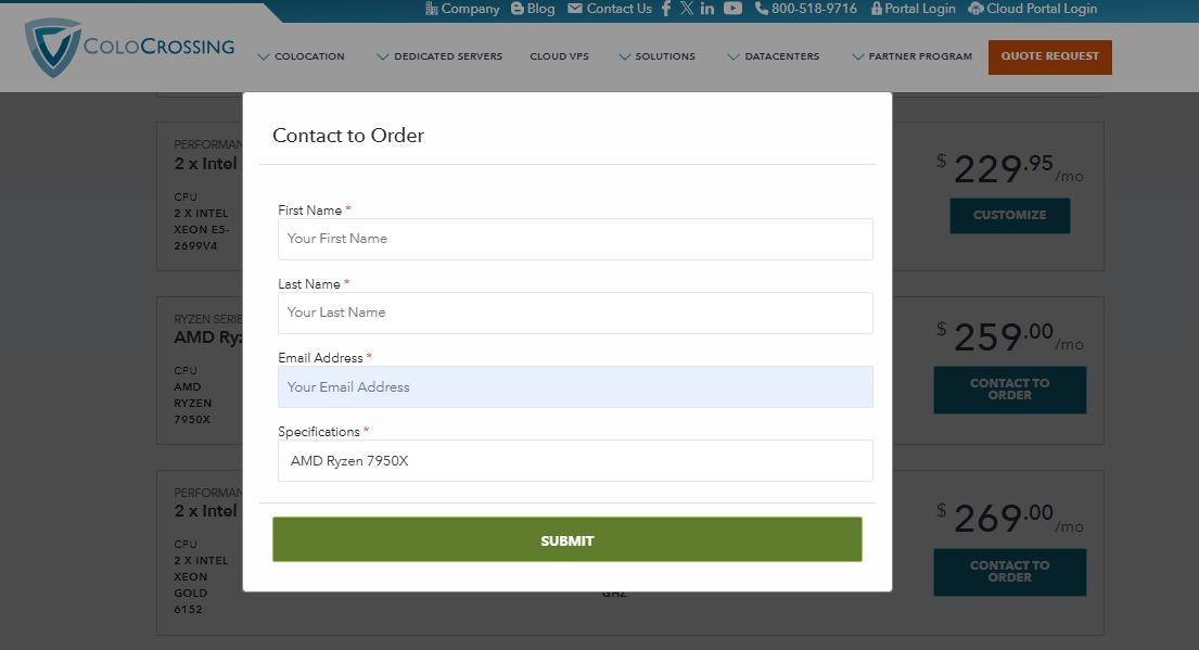 ColoCrossing高性能美国服务器
