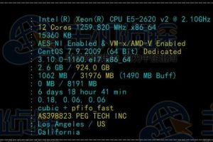100M带宽美国服务器速度