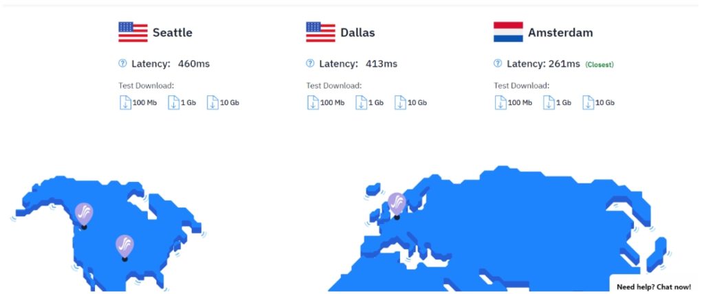 Hostwinds机房速度