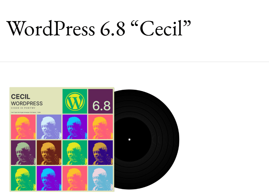 WordPress 6.8