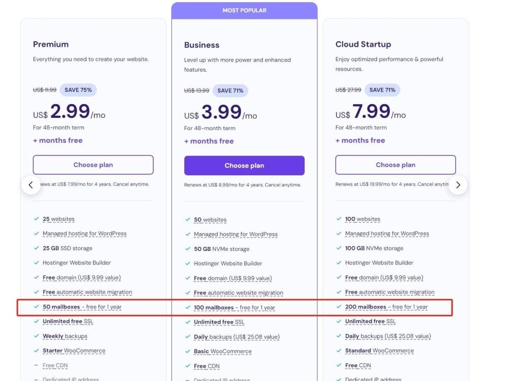 Hostinger主机方案