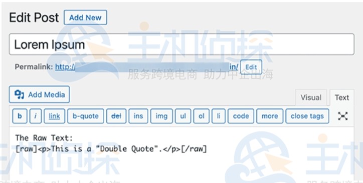 使用插件禁用WordPress中的自动格式化