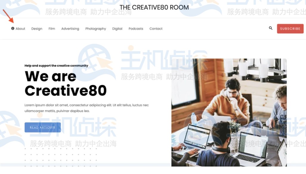 导航菜单增加视觉元素