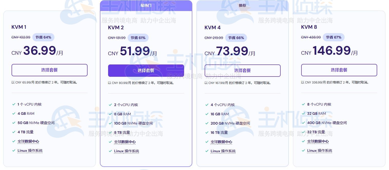 购买Hostinger海外VPS