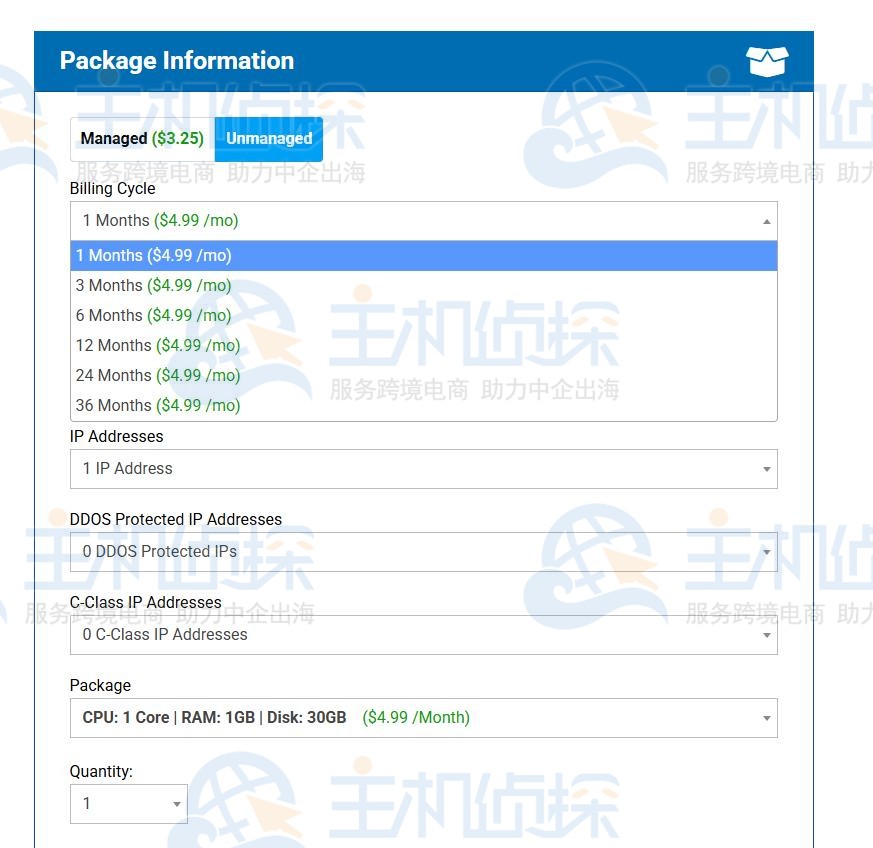 Hostwinds托管/非托管VPS